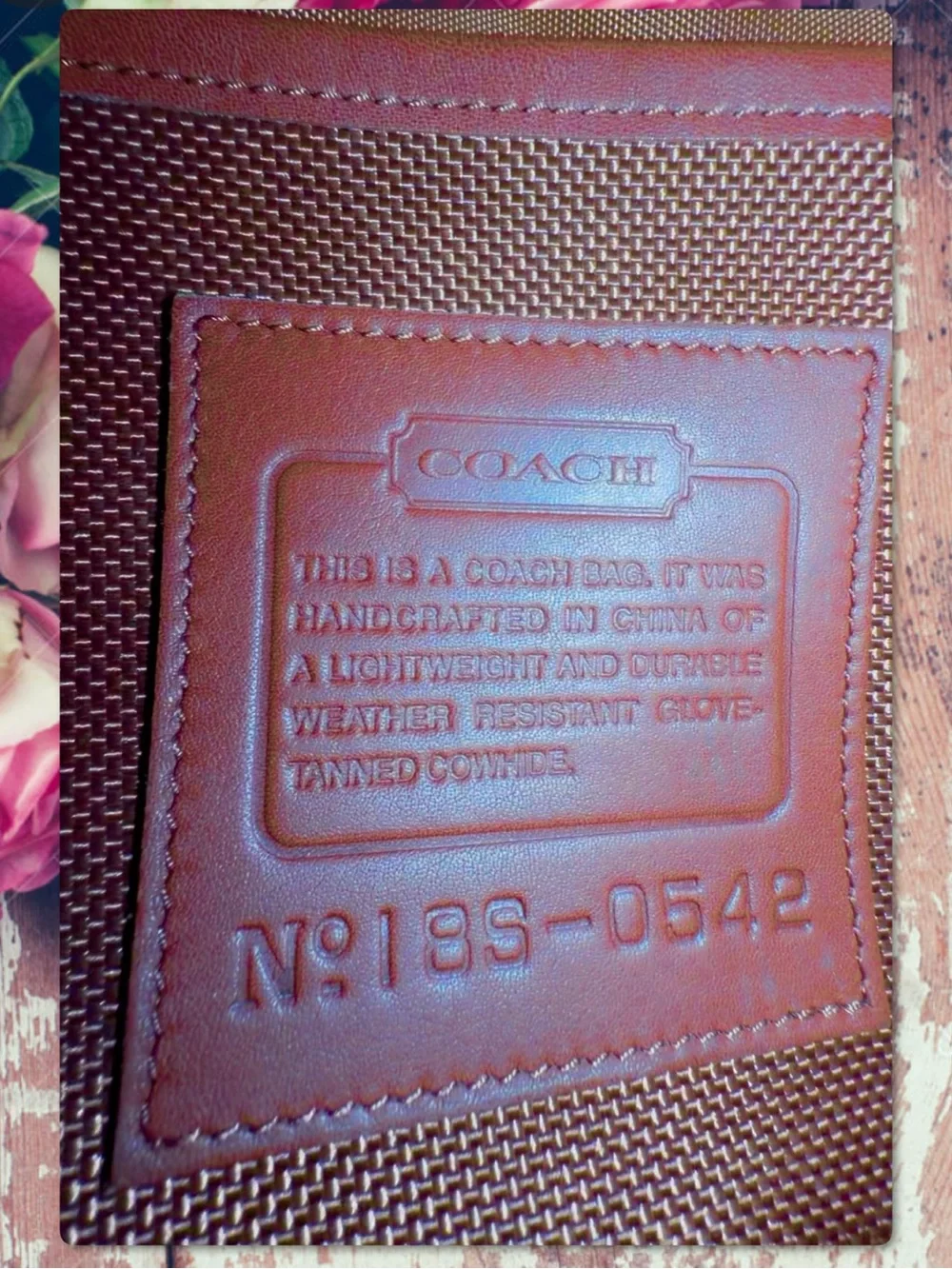 VINTAGE COACH BRITISH TAN MULTI-COMPARTMENT BRIEF / BRIEFCASE MESSENGER BAG 0542